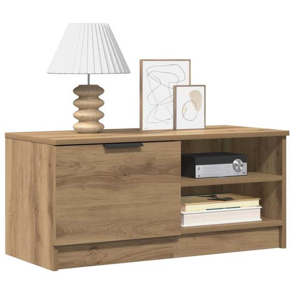 TV-Schränke 2 Stk. Artisan-Eiche 80x35x36,5cm Holzwerkstoff