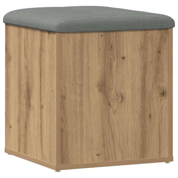 Sitzbank mit Stauraum Artisan-Eiche 42x42x45 cm Holzwerkstoff
