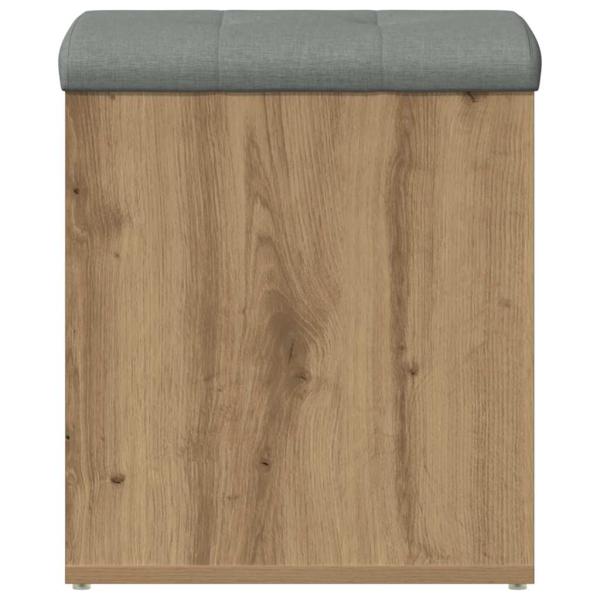 Sitzbank mit Stauraum Artisan-Eiche 42x42x45 cm Holzwerkstoff