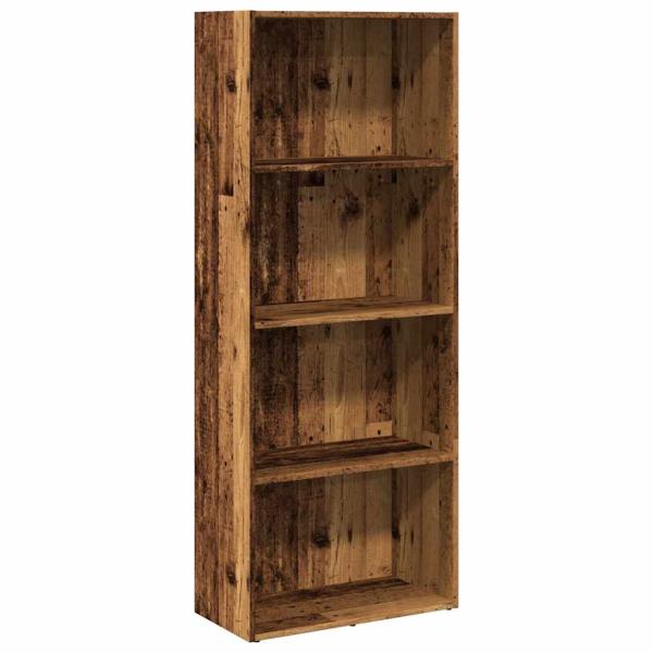 B?cherregal Altholz-Optik 60x30x152 cm Holzwerkstoff
