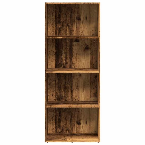 B?cherregal Altholz-Optik 60x30x152 cm Holzwerkstoff