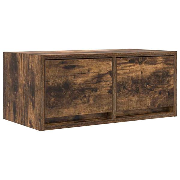 TV-Schränke 2 Stk. Räuchereiche 60x31x25,5 cm Holzwerkstoff