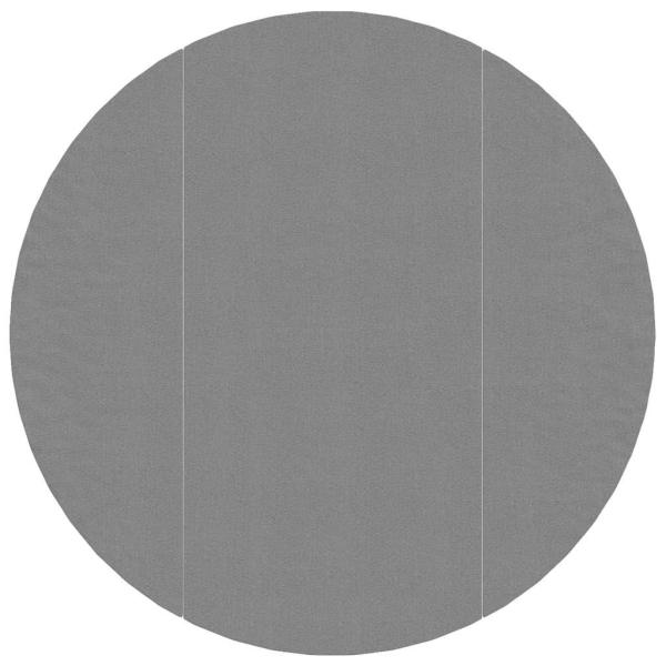 Pool-Bodentuch Hellgrau Ø306 cm Polyester Geotextil