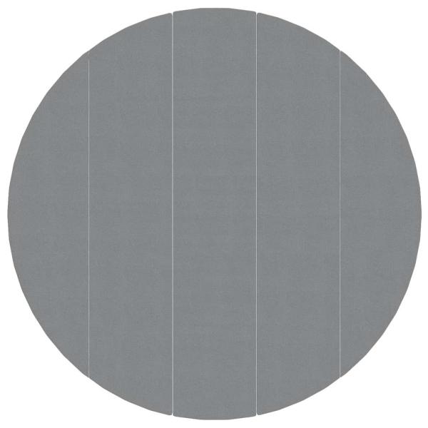 Pool-Bodentuch Hellgrau Ø550 cm Polyester Geotextil