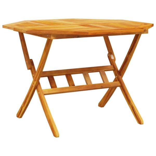 Garten Essgruppe 5 Stk. Braun Massivholz Akazie