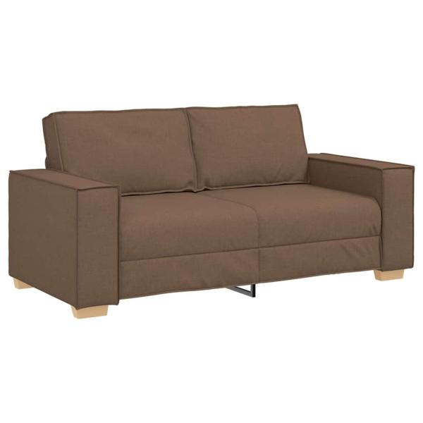 2-Sitzer Sofa Braun 180x78x84 cm Stoff