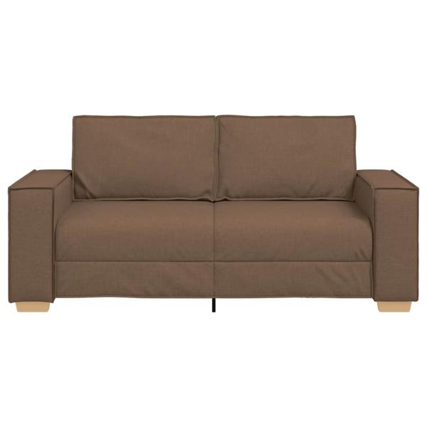2-Sitzer Sofa Braun 180x78x84 cm Stoff