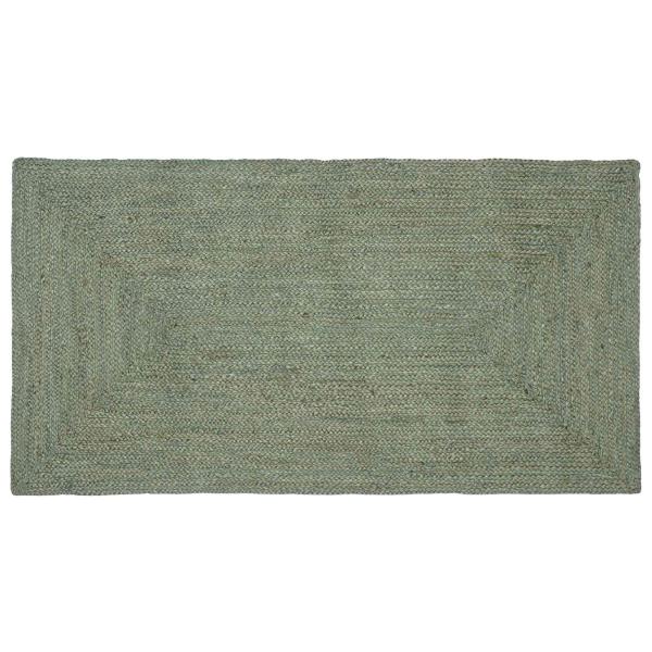 ARDEBO.de - Bereichsteppich Olivgrün 60 x 110 cm Jute