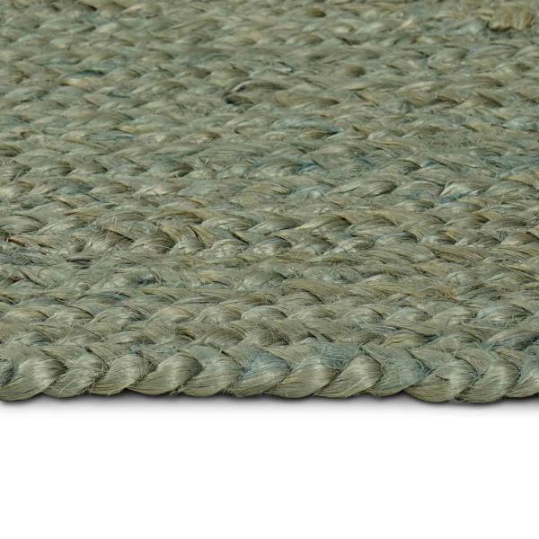 Bereichsteppiche Rechtwinklig Olive Grün 60 x 300 cm Jute
