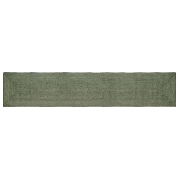 ARDEBO.de - Bereichsteppich Olivgrün 60 x 400 cm Jute
