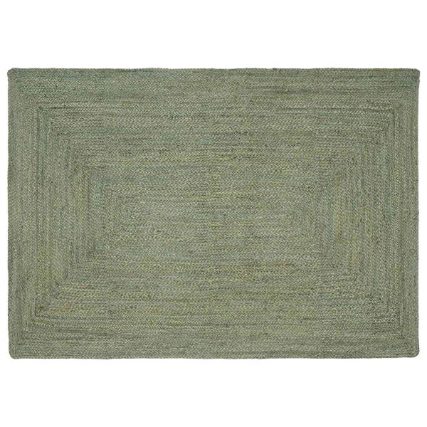 ARDEBO.de - Bereichsteppich Olivgrün 120 x 170 cm Jute