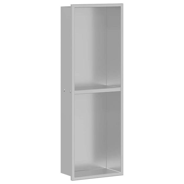 Duschnische Silber 60 x 20 x 9,5 cm Edelstahl