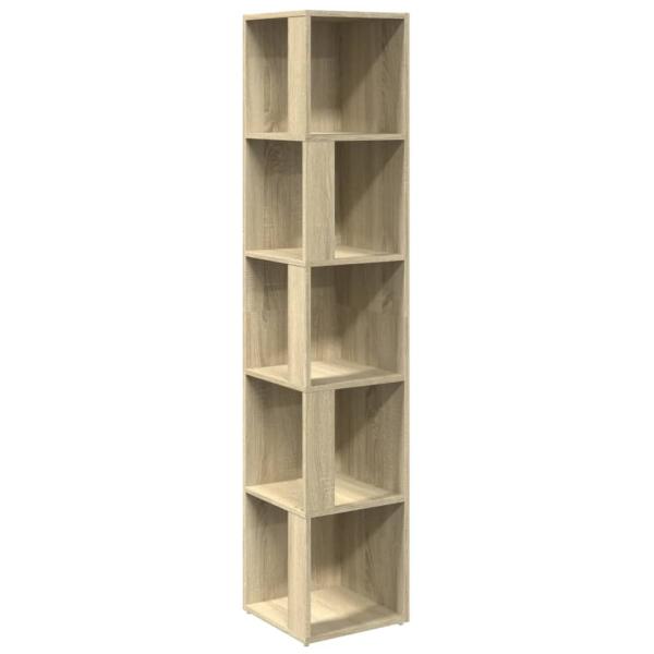 Eckregal Sonoma-Eiche 33x33x164,5 cm Holzwerkstoff