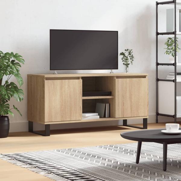 ARDEBO.de - TV-Schrank Sonoma-Eiche 104x35x50 cm Holzwerkstoff