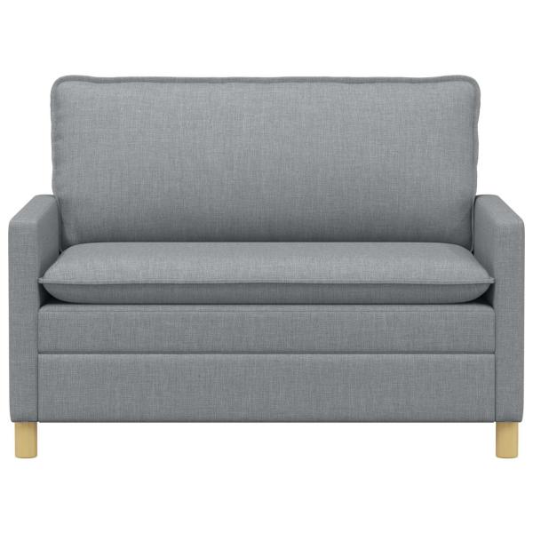 Sofa Hellgrau 126 x 81 x 87,5 cm