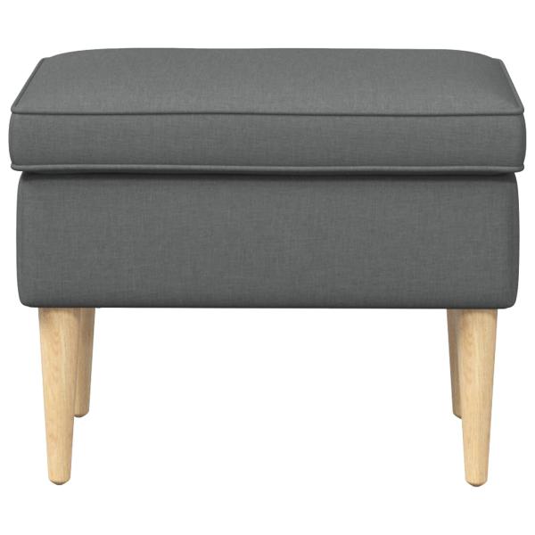 Hocker Dunkelgrau 55 x 35 x 41 cm
