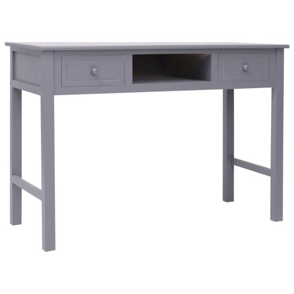 Schreibtisch Grau 110×45×76 cm Holz