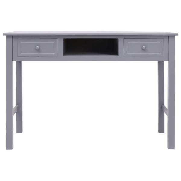 Schreibtisch Grau 110×45×76 cm Holz