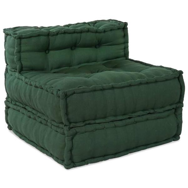 Modulare Sofagarnitur 3 pcs Grün Stoff