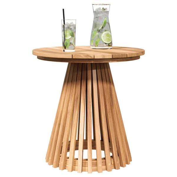 Beistelltisch Braun 50 x 50 x 49,5 cm Massivholz Teak