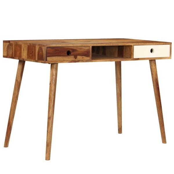 Schreibtisch 110 x 55 x 76 cm Massivholz Akazie