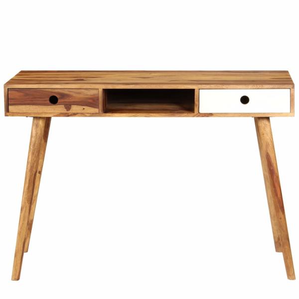 Schreibtisch 110 x 55 x 76 cm Massivholz Akazie