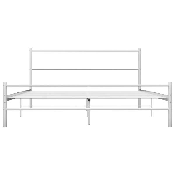 Bettgestell Weiß Metall 120x200 cm