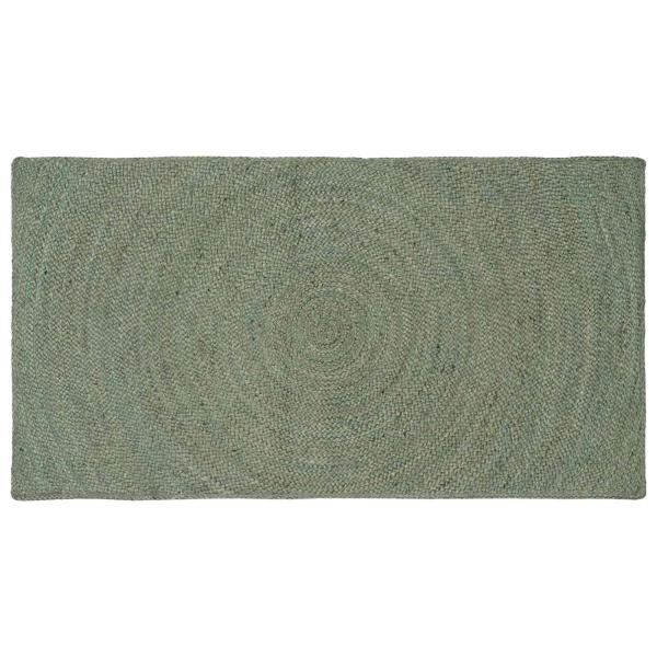 ARDEBO.de - Bereichsteppiche Olive Grün 60 x 110 cm Jute