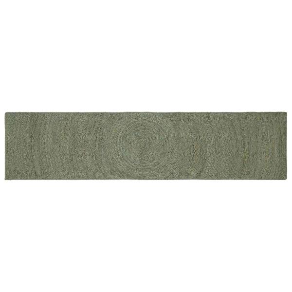 ARDEBO.de - Bereichsteppiche Olive Grün 60 x 200 cm Jute
