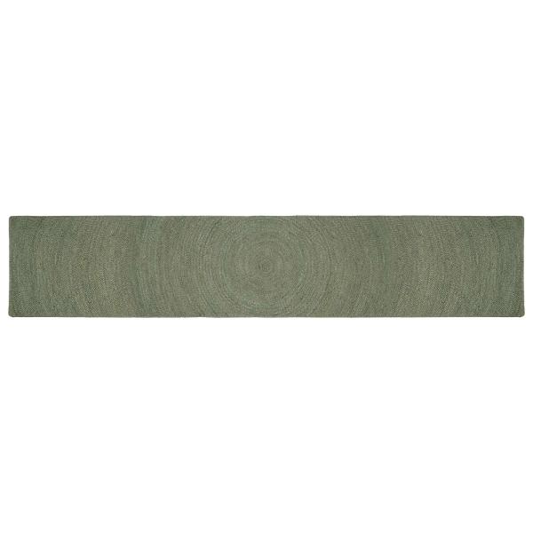 ARDEBO.de - Bereichsteppiche Olive Grün 60 x 400 cm Jute