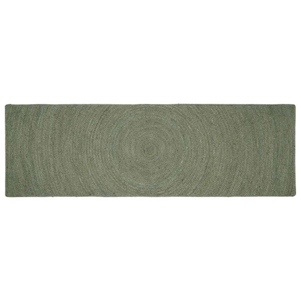 ARDEBO.de - Bereichsteppiche Olive Grün 80 x 250 cm Jute