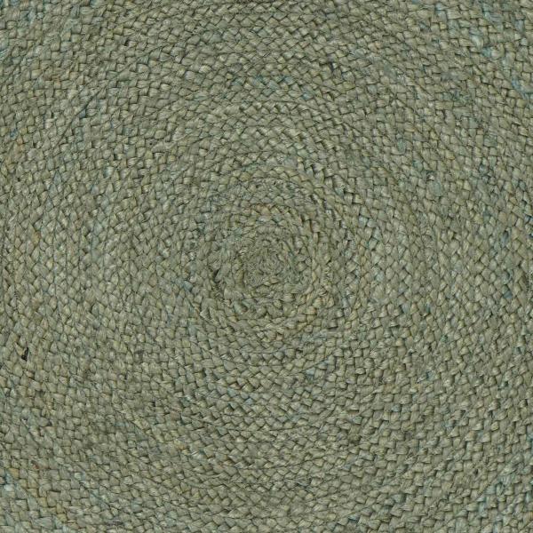 Bereichsteppiche Olive Grün 120 x 120 cm Jute