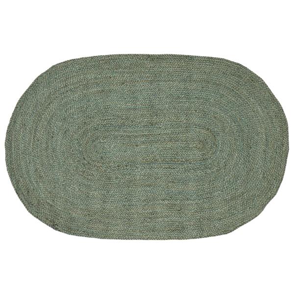 ARDEBO.de - Bereichsteppiche Olive Grün 100 x 152 cm Jute