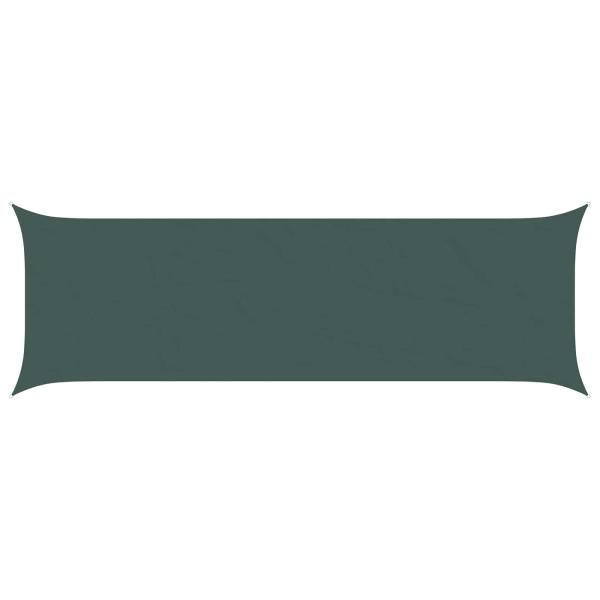 Sonnensegel Dunkelgrün 2 x 6 m 100 % Polyester Oxford