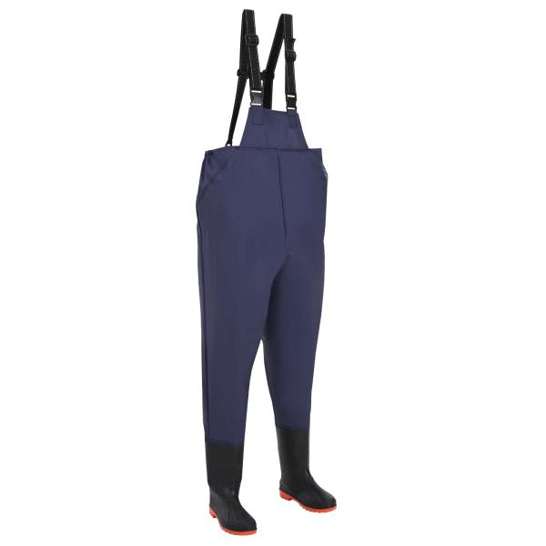 ARDEBO.de - Wathose mit Stiefeln Größe 44 Blau