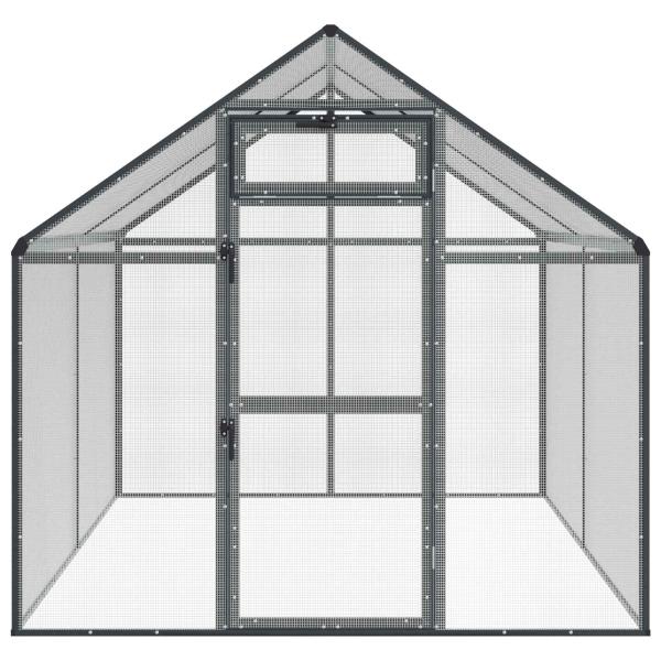Vogelkäfig Anthrazit 181,5 x 221 x 173,5 cm