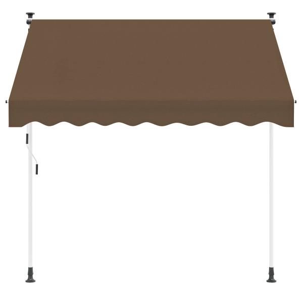 Manuell einziehbare Markise Taupe 250 cm