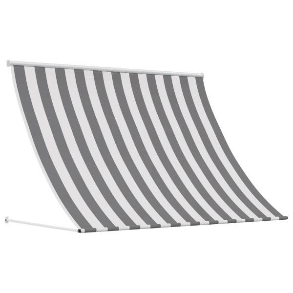 ARDEBO.de - Markise Anthrazit und Weiß 300 x 150 cm
