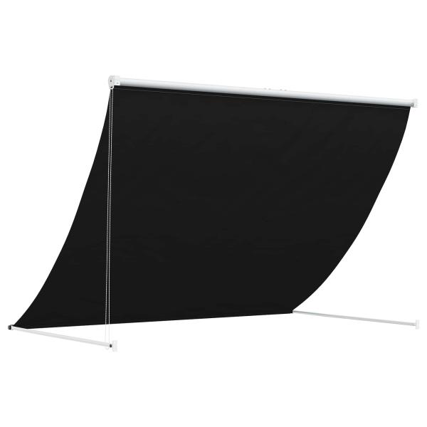 Markise Schwarz 350 x 150 cm