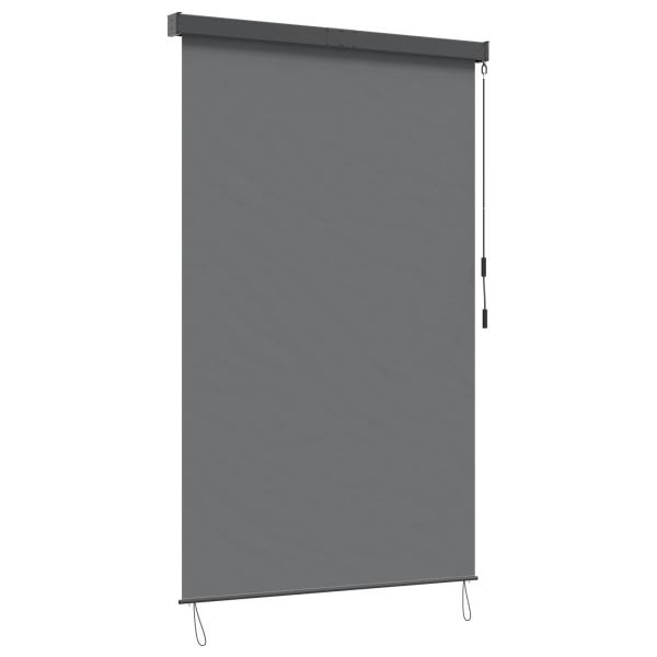 Rollo Hellgrau 120 x 250 cm Stoff und Aluminium
