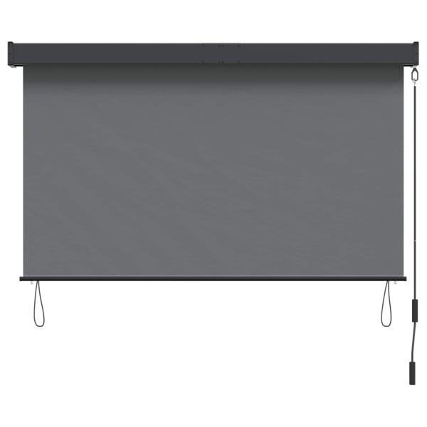 Rollo Hellgrau 120 x 250 cm Stoff und Aluminium