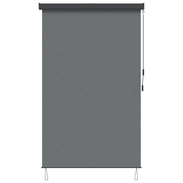 Rollo Hellgrau 120 x 250 cm Stoff und Aluminium