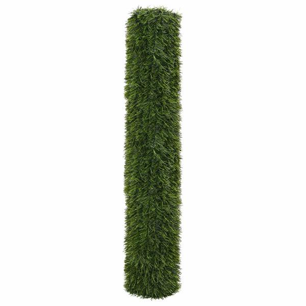 Künstlicher Zaun Hellgrün 1,5 x 3 m PVC und Stahl