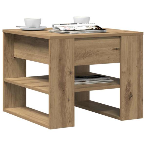 Couchtisch Artisan-Eiche 55,5x55x45 cm Holzwerkstoff