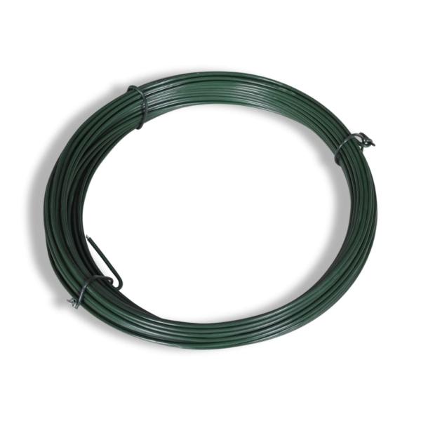 Maschendrahtzaun mit Pfosten und Bodenhülsen Stahl 0,8x25 m