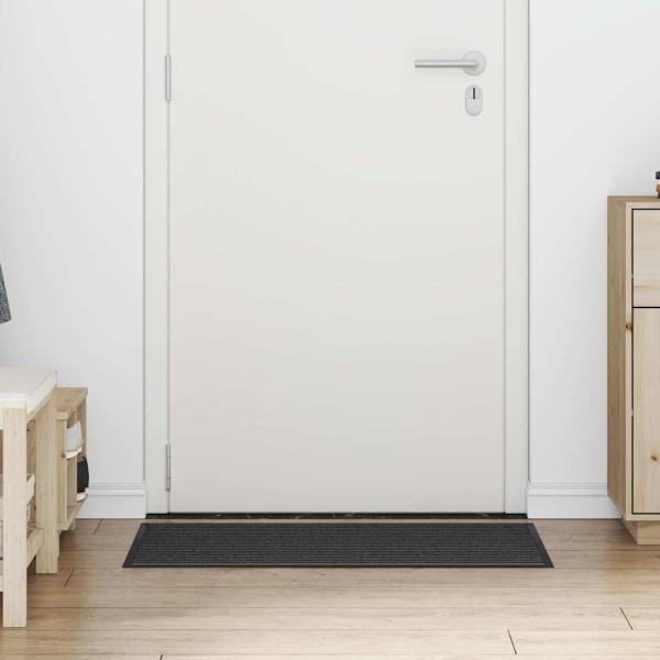 ARDEBO.de - Fußmatte Schwarz 60 x 90 cm Polypropylen