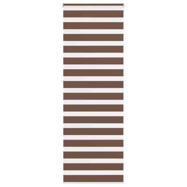 ARDEBO.de - Doppelrollo Braun 85x230 cm Stoffbreite 80,9 cm Polyester