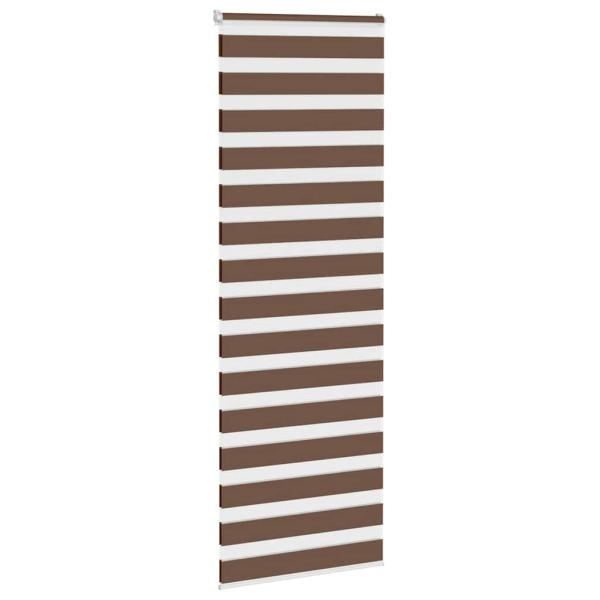 Doppelrollo Braun 85x230 cm Stoffbreite 80,9 cm Polyester