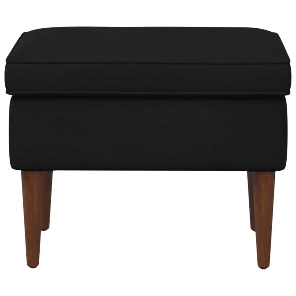 Hocker Schwarz 55 x 35 x 41 cm Samt