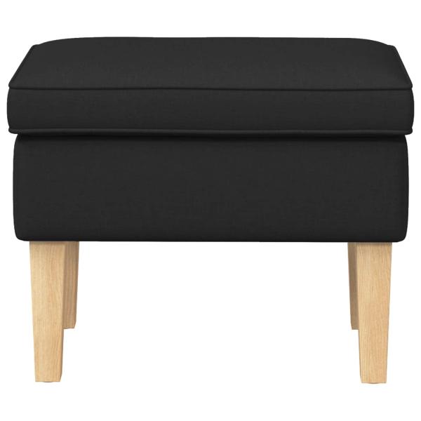 Hocker Schwarz 55 x 35 x 41 cm Stoff